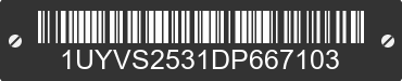 2013 UTILITY TRAILER MANUFACTURER Utility Trailer Manufacturer 1UYVS2531DP667103 VIN decoded