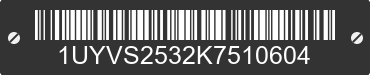2019 UTILITY TRAILER MANUFACTURER Utility Trailer Manufacturer 1UYVS2532K7510604 VIN decoded