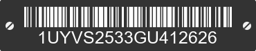 2016 UTILITY TRAILER MANUFACTURER Utility Trailer Manufacturer 1UYVS2533GU412626 VIN decoded