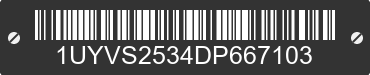 2013 UTILITY TRAILER MANUFACTURER Utility Trailer Manufacturer 1UYVS2534DP667103 VIN decoded