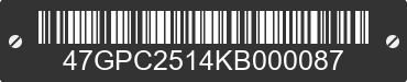 2019 VENTURE TRAILERS Venture Trailers, Inc. 47GPC2514KB000087 VIN decoded