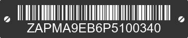 2023 VESPA Elettrica ZAPMA9EB6P5100340 VIN decoded