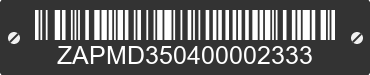 0 VESPA GTS / GTV ZAPMD350400002333 VIN decoded