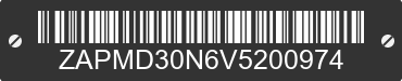 2027 VESPA GTS ZAPMD30N6V5200974 VIN decoded