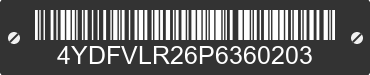 2023 VOLANTE Volante 4YDFVLR26P6360203 VIN decoded