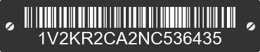 2022 VOLKSWAGEN Atlas 1V2KR2CA2NC536435 VIN decoded
