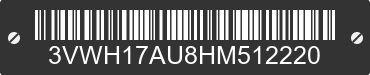 2017 VOLKSWAGEN Golf Alltrack 3VWH17AU8HM512220 VIN decoded