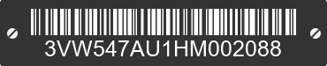 2017 VOLKSWAGEN Golf GTI 3VW547AU1HM002088 VIN decoded