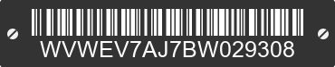 2011 VOLKSWAGEN GTI WVWEV7AJ7BW029308 VIN decoded