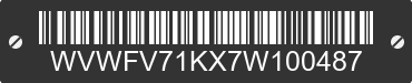 2007 VOLKSWAGEN GTI WVWFV71KX7W100487 VIN decoded