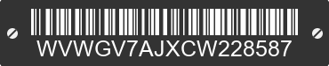 2012 VOLKSWAGEN GTI WVWGV7AJXCW228587 VIN decoded