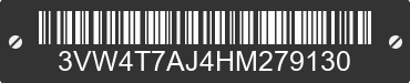 2017 VOLKSWAGEN Jetta 3VW4T7AJ4HM279130 VIN decoded