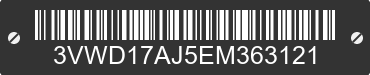 2014 VOLKSWAGEN Jetta 3VWD17AJ5EM363121 VIN decoded