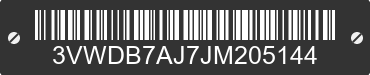 2018 VOLKSWAGEN Jetta 3VWDB7AJ7JM205144 VIN decoded