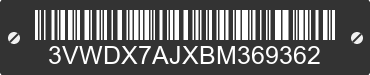 2011 VOLKSWAGEN Jetta 3VWDX7AJXBM369362 VIN decoded