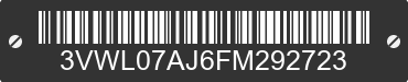2015 VOLKSWAGEN Jetta 3VWL07AJ6FM292723 VIN decoded