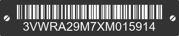 1999 VOLKSWAGEN Jetta 3VWRA29M7XM015914 VIN decoded