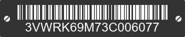 2003 VOLKSWAGEN Jetta 3VWRK69M73C006077 VIN decoded