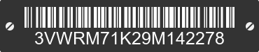 2009 VOLKSWAGEN Jetta 3VWRM71K29M142278 VIN decoded