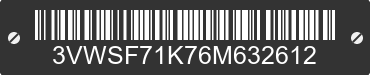 2006 VOLKSWAGEN Jetta 3VWSF71K76M632612 VIN decoded