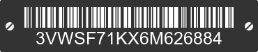 2006 VOLKSWAGEN Jetta 3VWSF71KX6M626884 VIN decoded