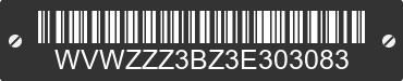 2003 VOLKSWAGEN Passat WVWZZZ3BZ3E303083 VIN decoded