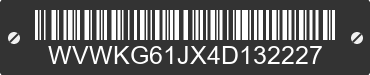 2004 VOLKSWAGEN R32 WVWKG61JX4D132227 VIN decoded