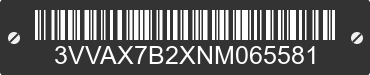 2022 VOLKSWAGEN Taos 3VVAX7B2XNM065581 VIN decoded