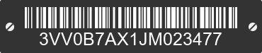 2018 VOLKSWAGEN Tiguan 3VV0B7AX1JM023477 VIN decoded
