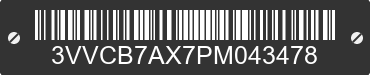 2023 VOLKSWAGEN Tiguan 3VVCB7AX7PM043478 VIN decoded