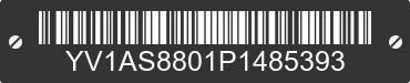 1993 VOLVO 240 Series YV1AS8801P1485393 VIN decoded