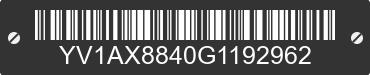 1986 VOLVO 240 Series YV1AX8840G1192962 VIN decoded