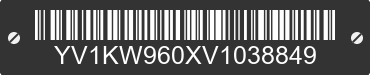 1997 VOLVO 960 Series YV1KW960XV1038849 VIN decoded