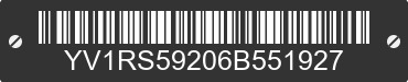 2006 VOLVO S60 YV1RS59206B551927 VIN decoded