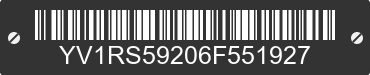 2006 VOLVO S60 YV1RS59206F551927 VIN decoded