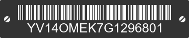 2016 VOLVO V60 YV14OMEK7G1296801 VIN decoded
