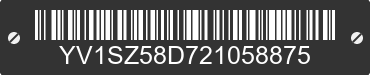 2002 VOLVO V70 YV1SZ58D721058875 VIN decoded