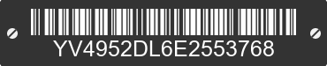 2014 VOLVO XC60 YV4952DL6E2553768 VIN decoded