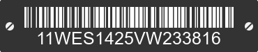 2027 W-W W-W 11WES1425VW233816 VIN decoded