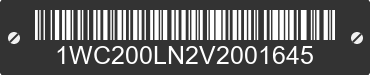 1997 WELLS CARGO Wells Cargo Trailer 1WC200LN2V2001645 VIN decoded
