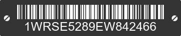 2014 WESCO TRAILER SALES Wesco Trailer Sales 1WRSE5289EW842466 VIN decoded