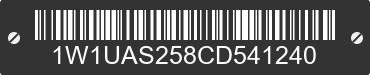 2012 WILSON TRAILER CO. Wilson Trailer Co. 1W1UAS258CD541240 VIN decoded