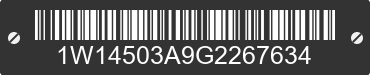 2016 WILSON Wilson 1W14503A9G2267634 VIN decoded