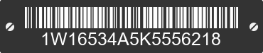 2019 WILSON Wilson 1W16534A5K5556218 VIN decoded