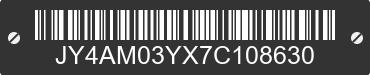 2007 YAMAHA Grizzly 660 JY4AM03YX7C108630 VIN decoded