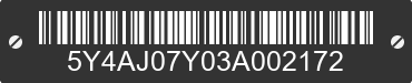 2003 YAMAHA Kodiak 400 5Y4AJ07Y03A002172 VIN decoded