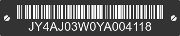 2000 YAMAHA Kodiak 400 JY4AJ03W0YA004118 VIN decoded