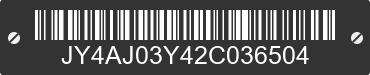 2002 YAMAHA Kodiak 400 JY4AJ03Y42C036504 VIN decoded