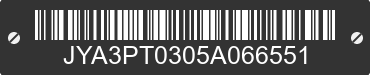 2005 YAMAHA PW50 JYA3PT0305A066551 VIN decoded