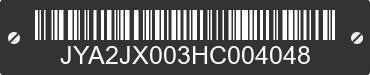 1987 YAMAHA TW200 JYA2JX003HC004048 VIN decoded